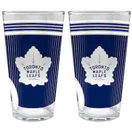 Great American Products - Toronto Maple Leafs Two-Piece 16oz. Pint Glass Set - Multicolor