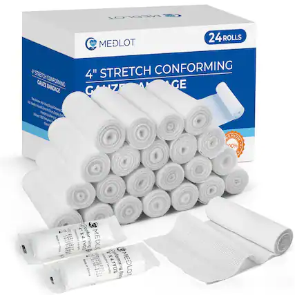 MEDLOT
4" STRETCH CONFORMING GAUZE BANDAGE
24 ROLLS
4" STRETCH CONFORMING GAUZE BANDAGE
Premium 100% Cotton
Conforming 4" x 4.1 YDS
Made in China
Conforming 4" x 4.1 YDS
Made in China
Conforming 4" x 4.1 YDS
Made in China
Conforming 4" x 4.1 YDS
Made in China
Conforming 4" x 4.1 YDS
Made in China
Conforming 4" x 4.1 YDS
Made in China
Conforming 4" x 4.1 YDS
Made in China
Conforming 4" x 4.1 YDS
Made in China
Conforming 4" x 4.1 YDS
Made in China
Conforming 4" x 4.1 YDS
Made in China
Conforming 4" x 4.1 YDS
Made in China
Conforming 4" x 4.1 YDS
Made in China
Conforming 4"