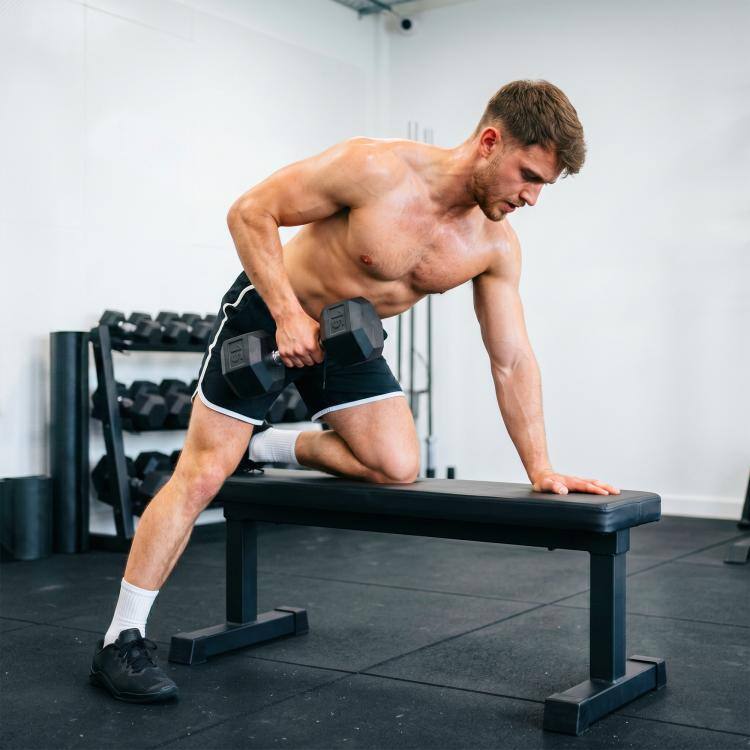Alt View 2. PULUZ - 2 x 15lbs Hex Dumbbell Set of 2, Rubber Weights Exercise Fitness Dumbbell with Non-Slip Handles, Anti-roll - Black.