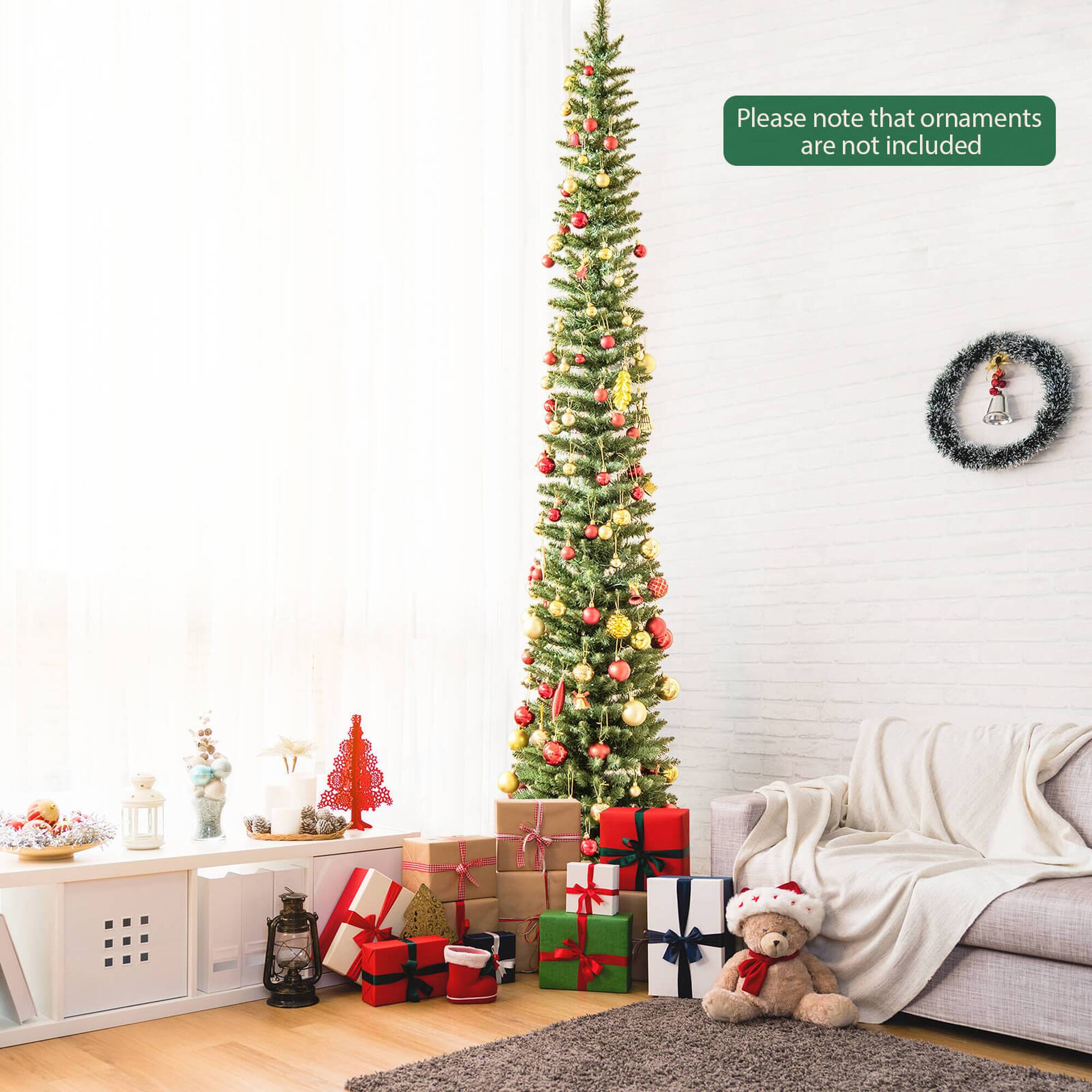 Please note that ornaments are not included