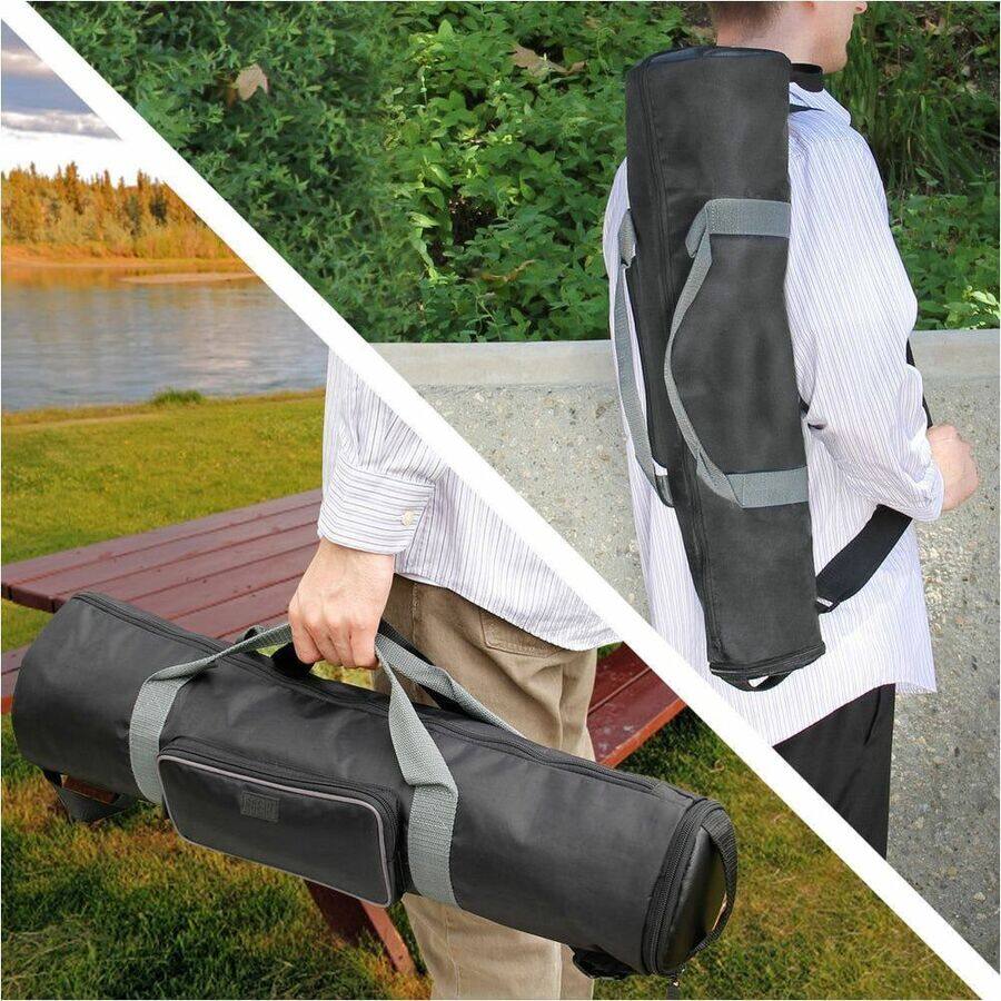 Alt View 7. Accessory Power - USA Gear GRSLS01100BKEW Carrying Case Tripod - Water Resistant, Weather Resistant, Anti-slip - Fabric, Neoprene Body - Black.