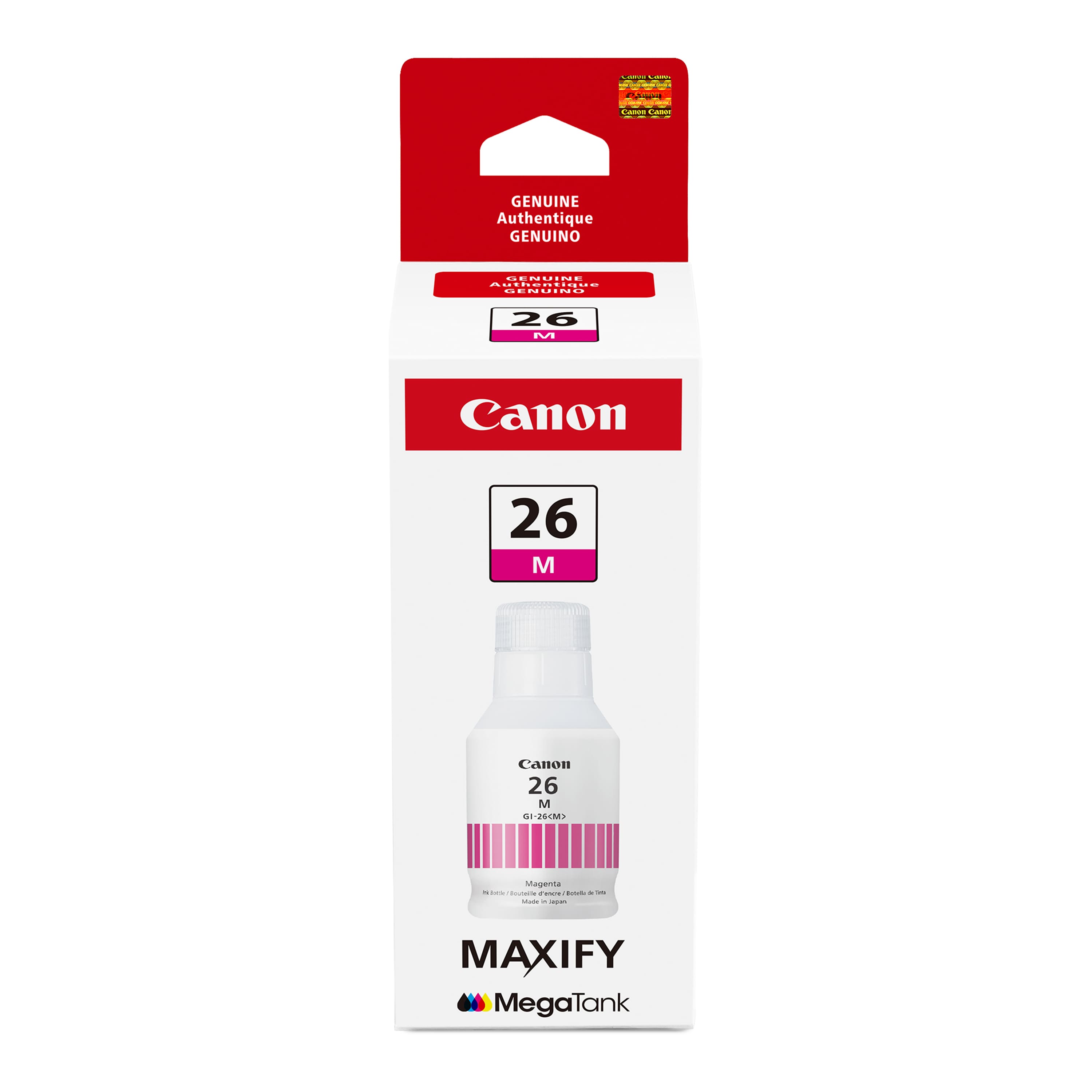 Canon - MegaTank GI-26 Ink Bottle - Pigment Magenta