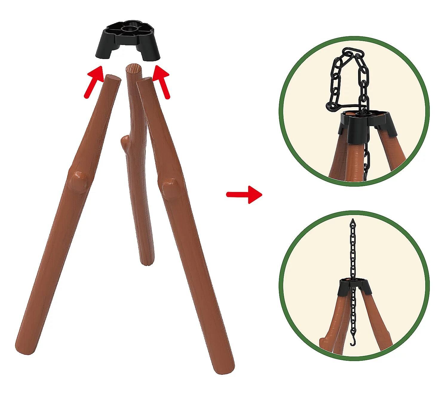 Alt View 2. Contixo - Contixo CS1 Kids Outdoor Camping Playset, 34-Piece Kit with Stove, Lantern & Food, Ages 3-6.