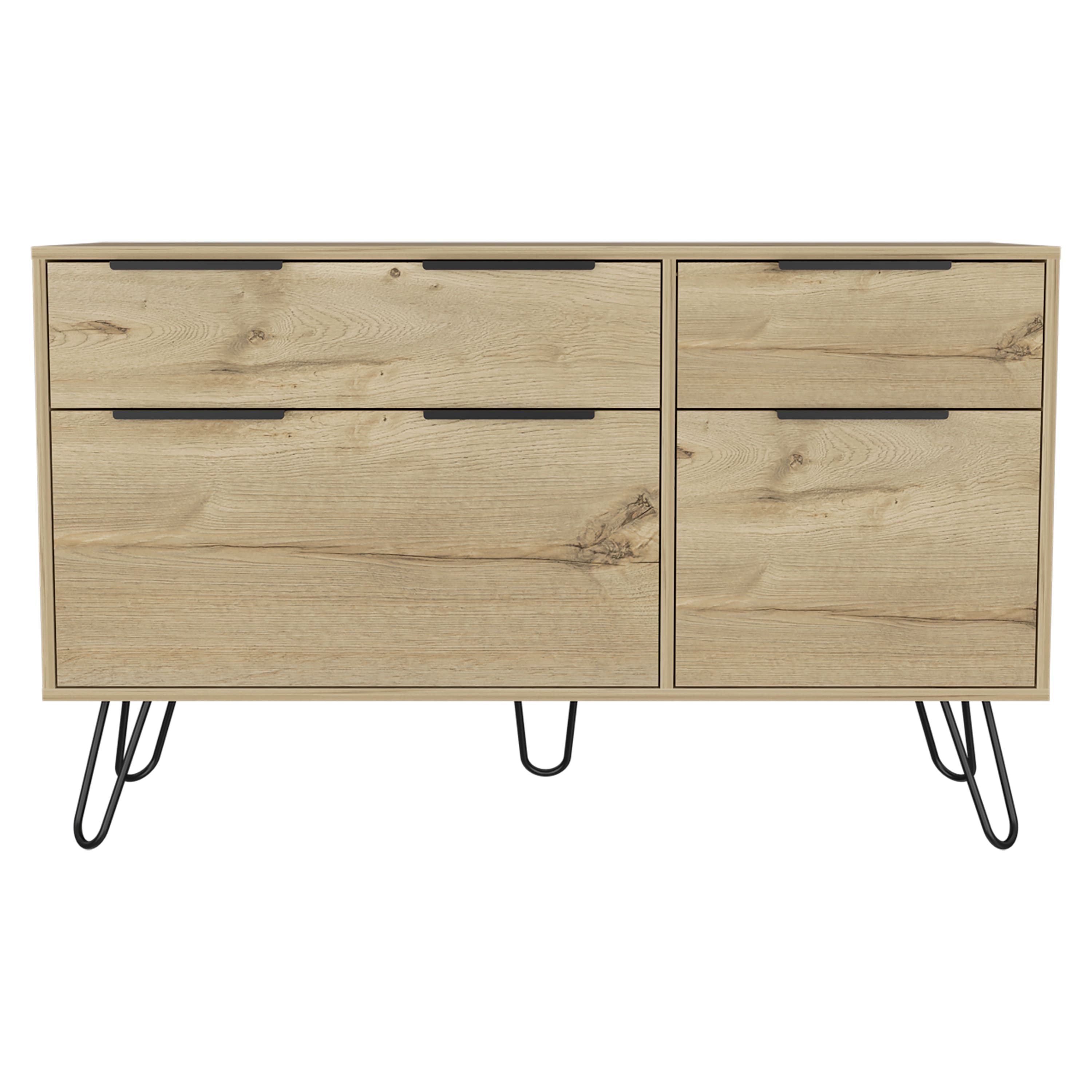 TinyHomie - Double Dresser Skyoner Bedroom - Light Oak