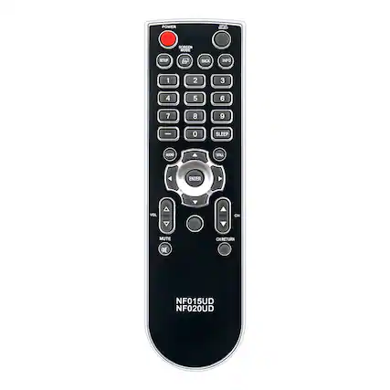 POWER
INPUT SELECT
SCREEN MODE
SETUP
BACK
INFO
1
2
3
4
5
6
7
8
9
0
SLEEP
AUDIO
STILL
ENTER
VOL
CH
MUTE
CH RETURN
DD
NF015UD
NF020UD