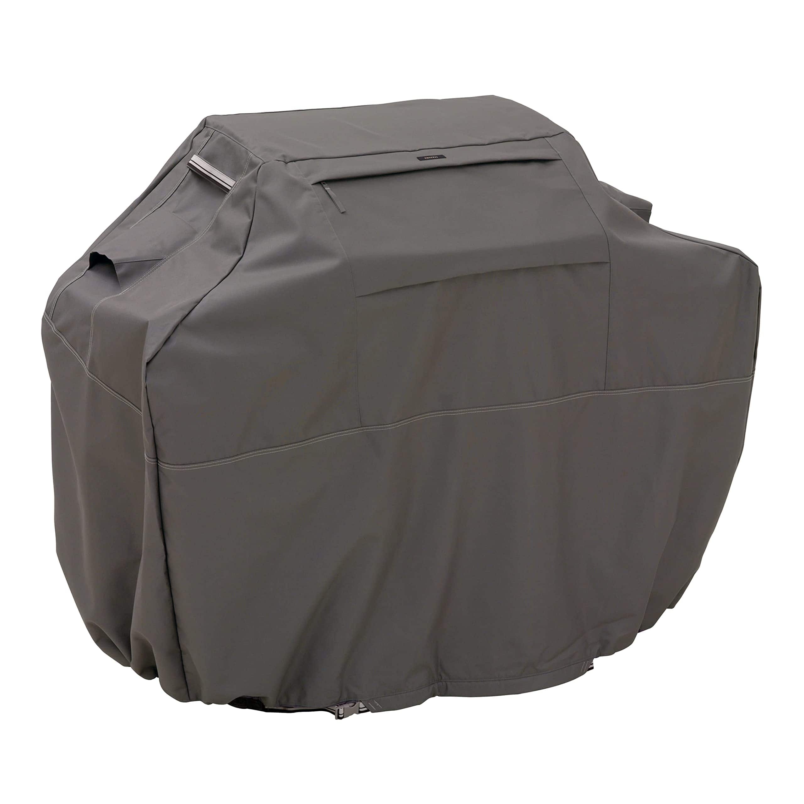 Fabibe - Ravenna Water-resistant 58 Inch Bbq Grill Cover Dark Taupe p PREMIUM GRILL COVERS Fits barbecue grills 58 inch L x 24 - Dark Taupe/Mushroom/Espresso 70"L x 24"D x 48"H