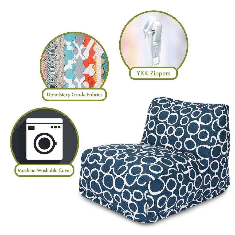 - Upholstery Grade Fabrics
- YKK Zippers
- Machine Washable Cover