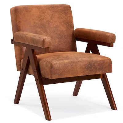 U-HOMY - Mid-Century Modern Accent Ch...