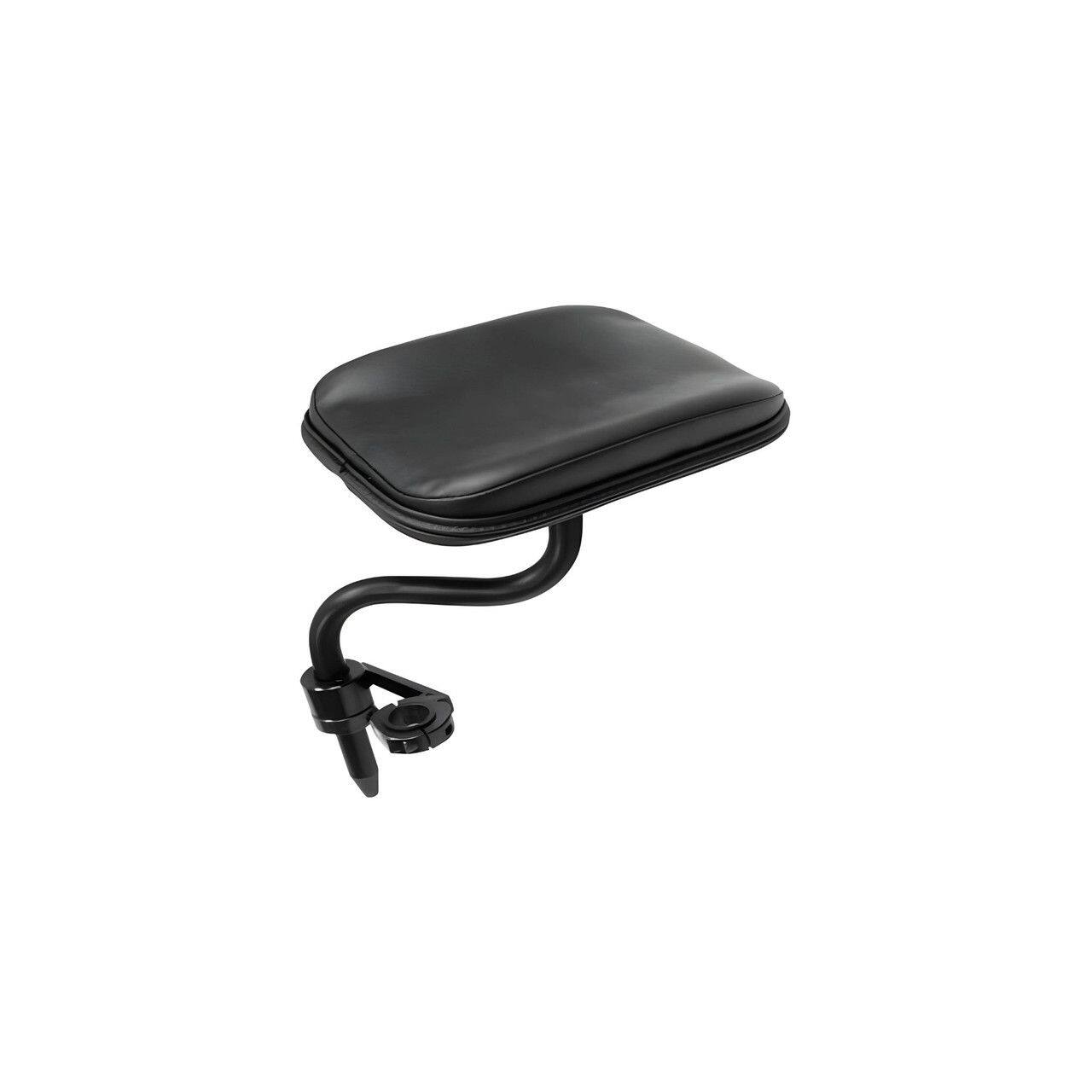 Alt View 1. Invacare - Wheelchair Amputee Hinged Support Adjustable Leg Positioning Aid - Black.