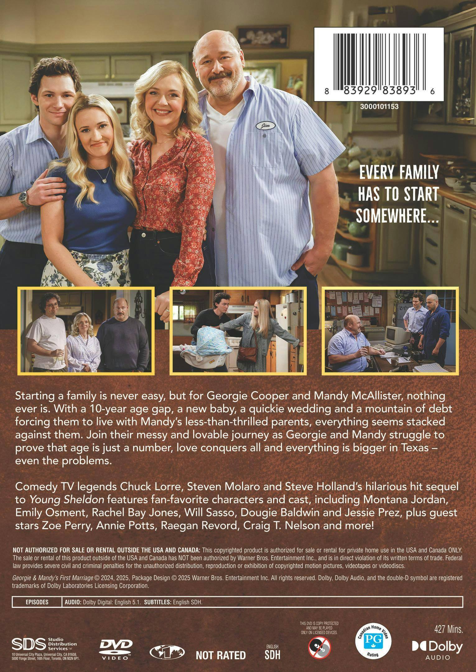 Back. Georgie & Mandy's First Marriage: The Complete First Season   - DVD.