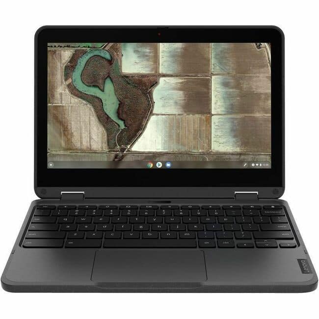 Lenovo - 500e Chromebook Gen 3 82JB0015US 11.6" Touchscreen Convertible 2 in 1 Chromebook - HD - Intel Celeron N4500 - 4 G - Gray