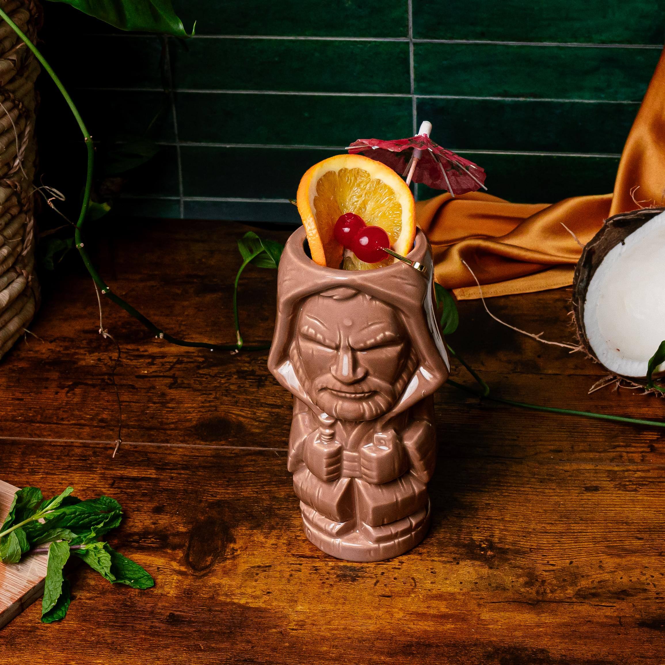 Alt View 10. Star Wars - Geeki Tikis Star Wars Obi-Wan Kenobi Ceramic Mug | Holds 20 Ounces - Brown.