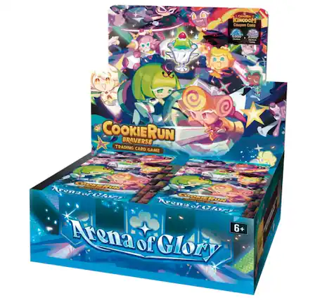 L CooaRue KINGDOM Coupon Code 5,000 - 3,000 war. COOKIERUN BRAVERSE TRADING CARD GAME COOKIERUN Arena of Glory COOKIERUN Arena of Glory 6+