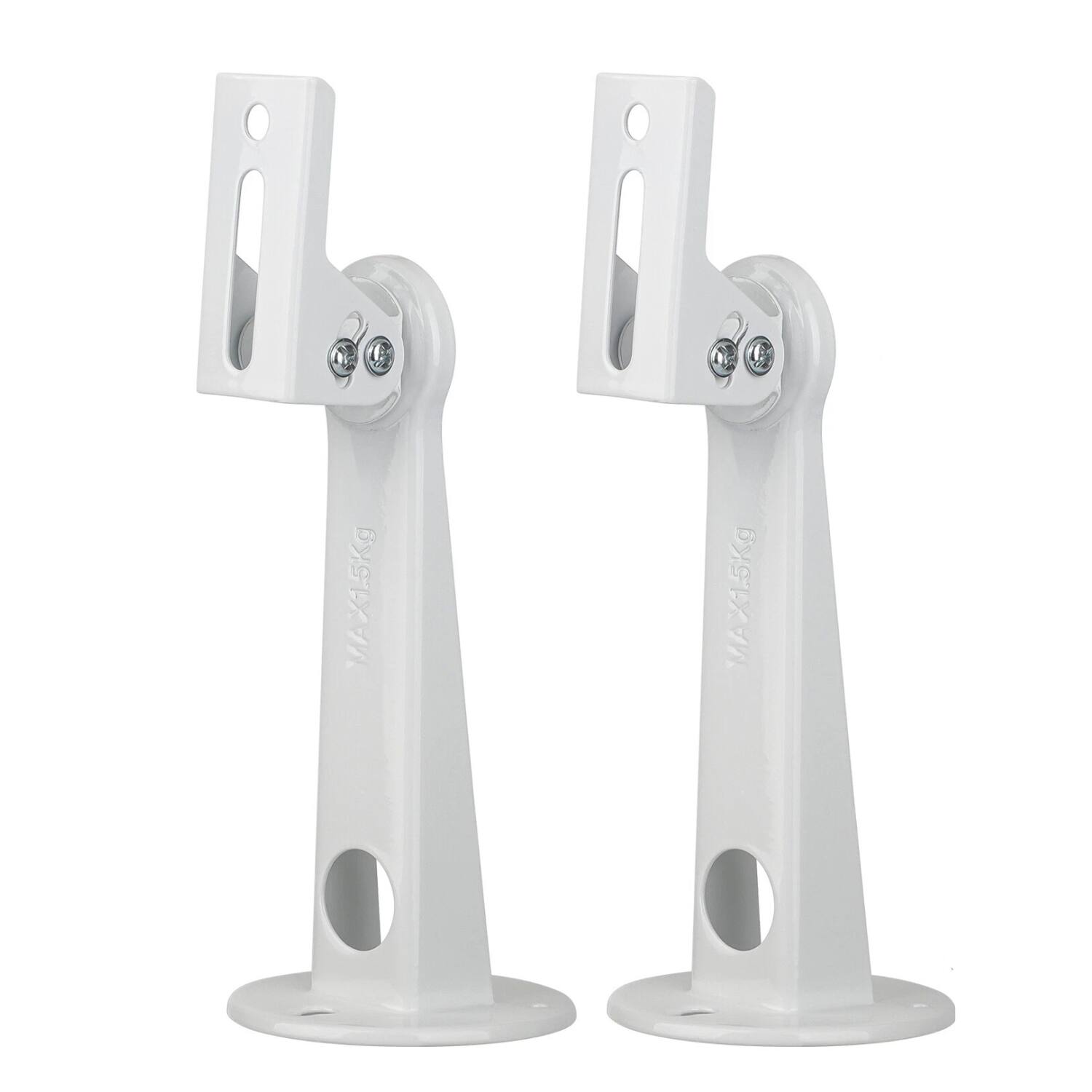 Home Collection - 2Pcs360° Mini Projector Wall Mount CCTV Camera Housing Bracket - White