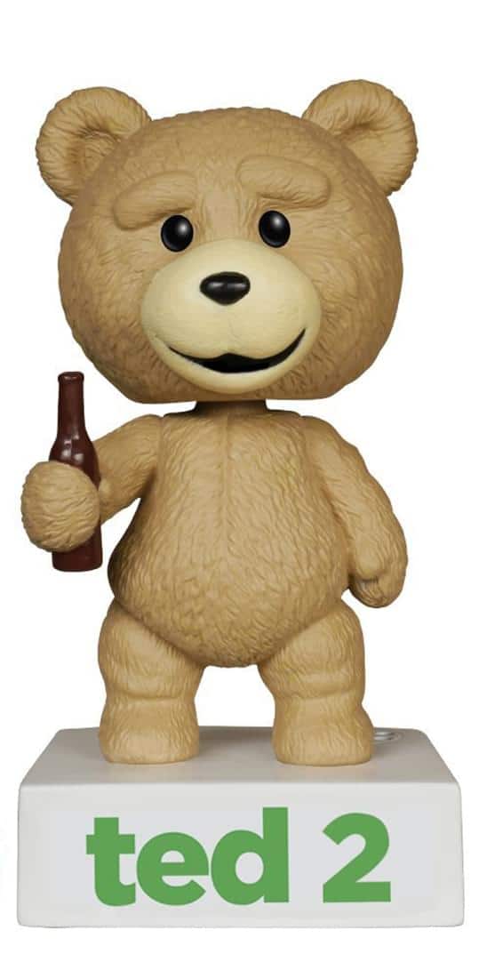 レア ted テッド wacky wobbler トーキングボブルヘッド Ted 2 Funko Wacky Wobbler Bobble Head: Talking Ted (Rated R) Beige