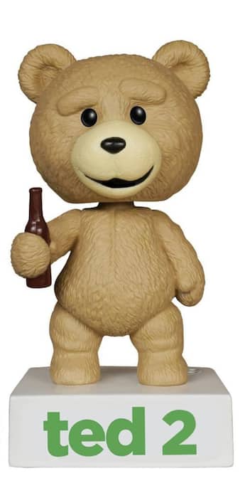 Ted 2 Funko Wacky Wobbler Bobble Head: Talking Ted (Rated R) Beige Ted 2 Funko Wacky Wobbler Bobble Head: Talking Ted (Rated R) Beige