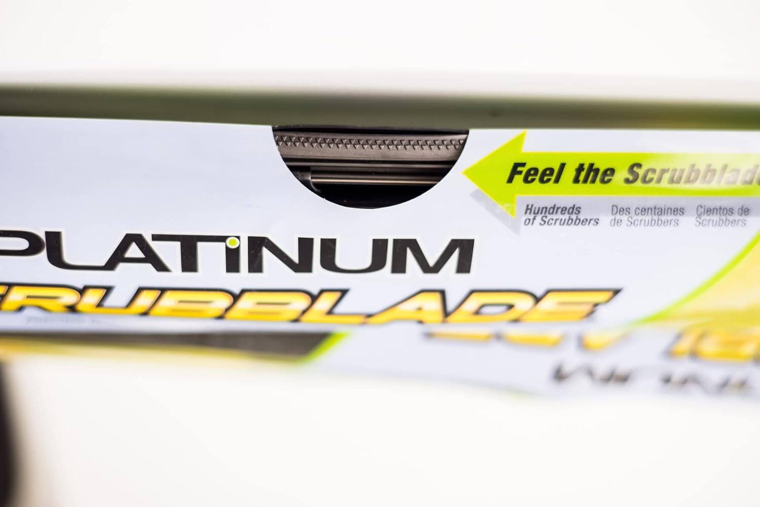 Feel the Scrubblade Hundreds Des centaines Cientos de Scrubbers de Scrubbers Scrubbers PLATINUM RUBBLADE