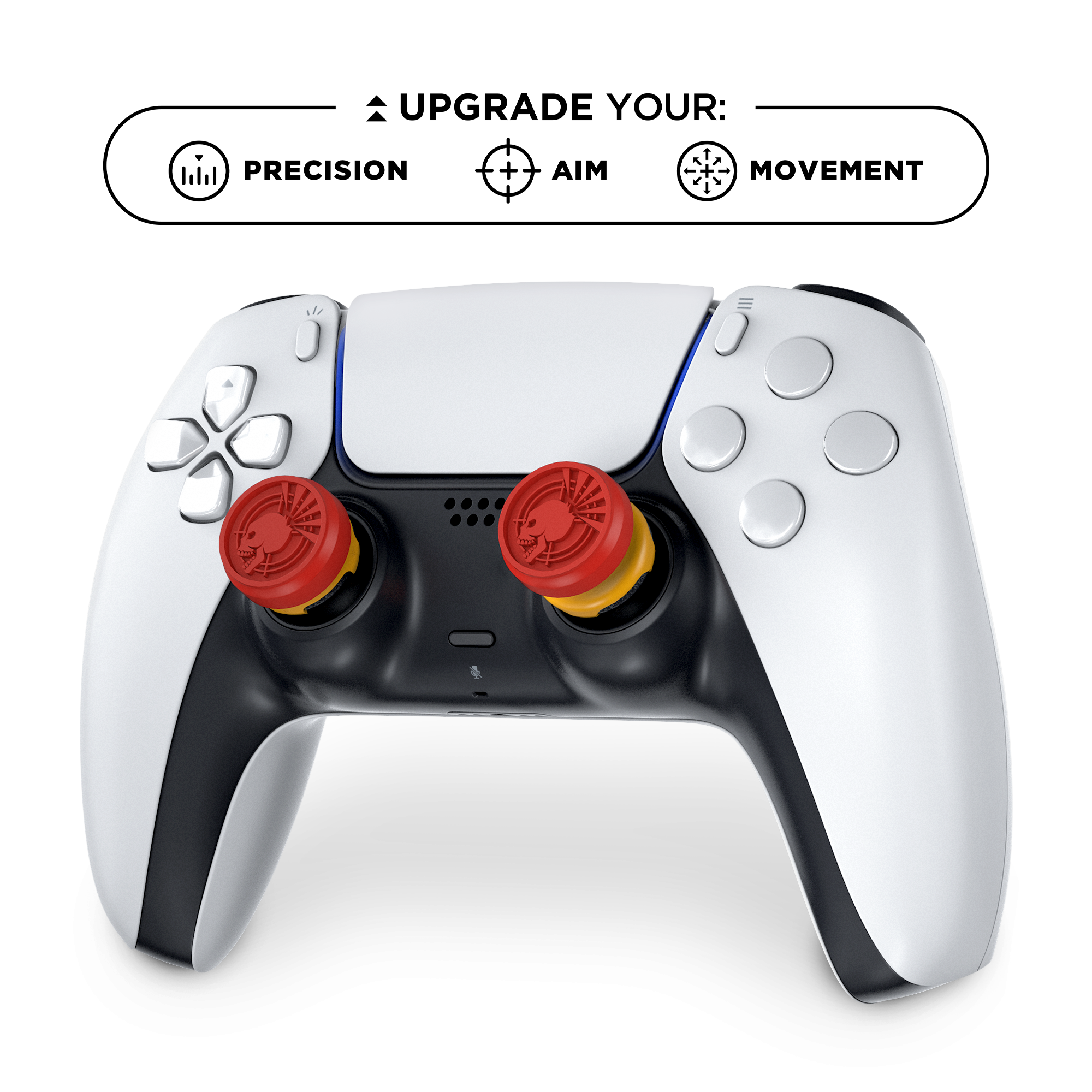 Alt View 11. KontrolFreek - COD DeadShot Thumbstick Perk Kit PS5 - Red.