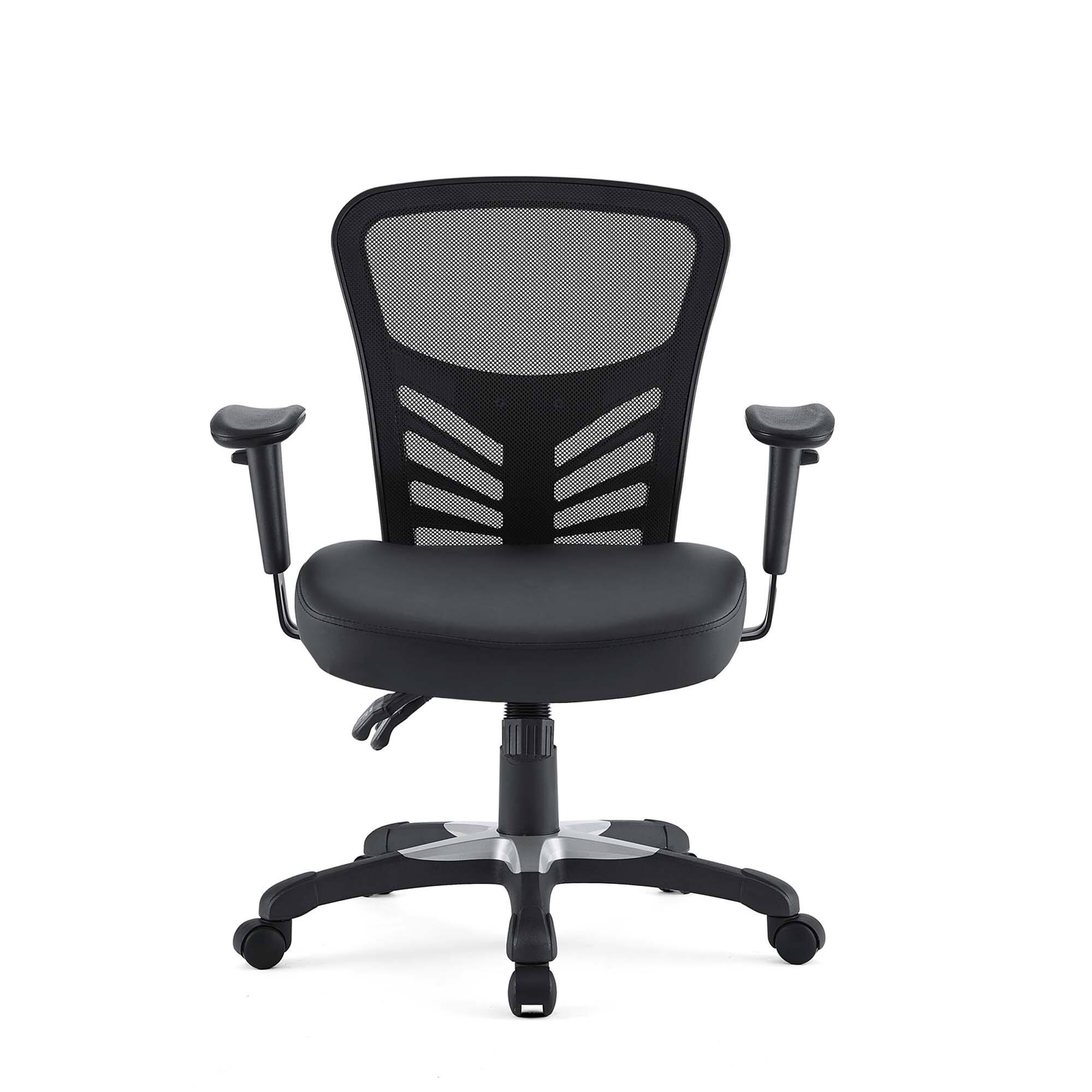 Alt View 6. Modway - Articulate Vinyl Office Chair by Modway - Black.