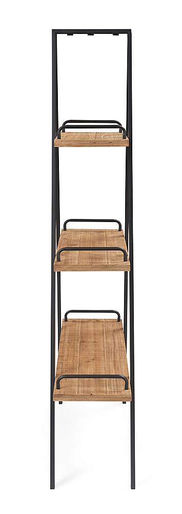 Alt View 11. Finch - Morris A-Frame Industrial Bookshelf - Natural.
