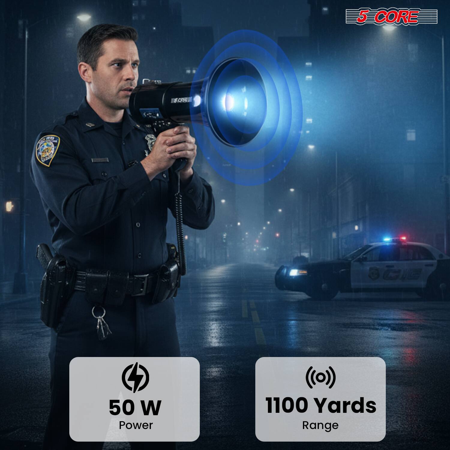 5 CORE OS AAL B  
50 W Power  
1100 Yards Range