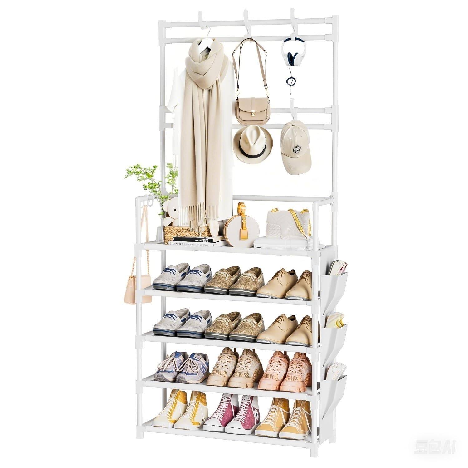 White 5 Tier (23.6"Wx 61.4"H)