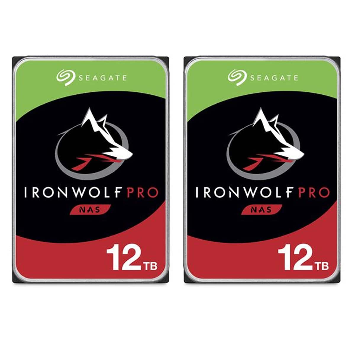 "Seagate - IronWolf Pro 12TB SATA III 3.5"" Internal NAS Hard Drive, 7200 RPM, 2-Pack" price history on PriceWatchPro