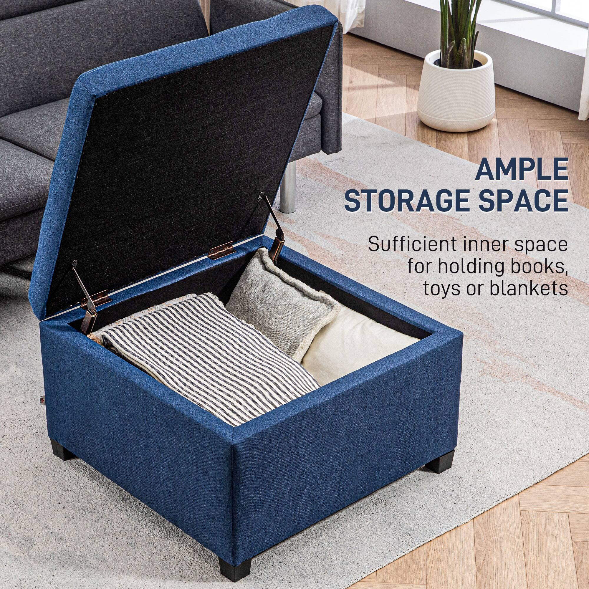 AMPLE STORAGE SPACE
Sufficient inner space for holding books, toys or blankets