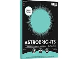 Astrobrights - Punchy Pastels 65 lb. Cardstock Paper, 8.5" x 11", 100 Sheets/Pack - Breezy Blue