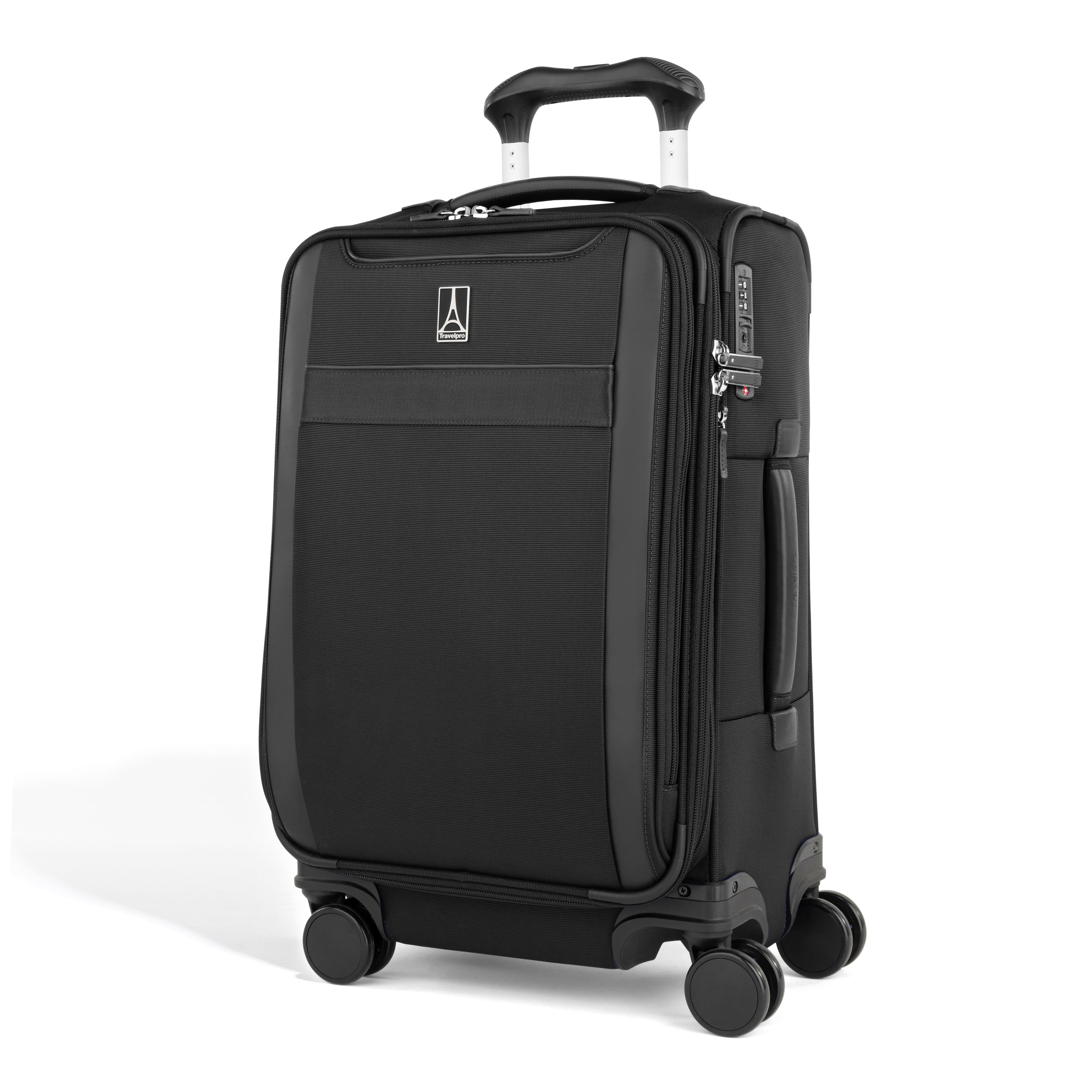 Travelpro ブラック バック Travelpro Versapack + Softside Carry On & Underseat Travel Tote