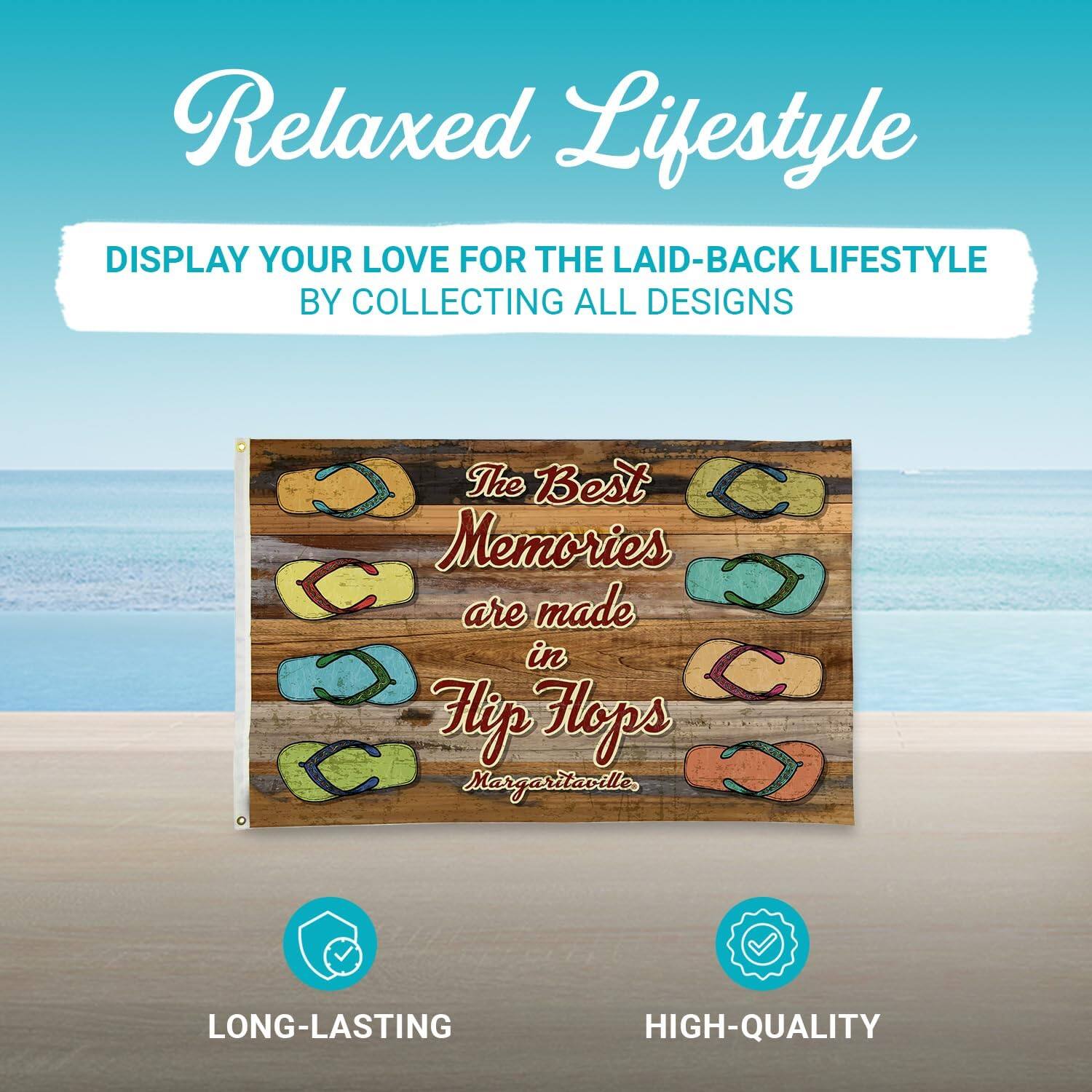 Relaxed Lifestyle

DISPLAY YOUR LOVE FOR THE LAID-BACK LIFESTYLE BY COLLECTING ALL DESIGNS

The Best Memories are made in Hip Hops Margaritaville

LONG-LASTING

HIGH-QUALITY