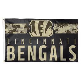 WinCraft - Cincinnati Bengals 3' x 5' Standard 1-Sided Deluxe Flag - Multicolor