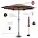 Alt View 13. Nature Spring - 9-Foot Outdoor Patio Umbrella with Push Button Tilt - Brown.