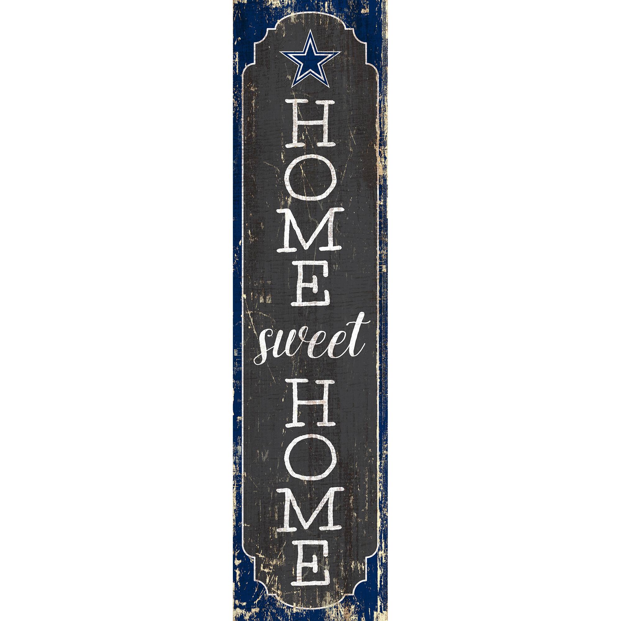 Dallas Cowboys 24" Home Sweet Home Leaner Sign