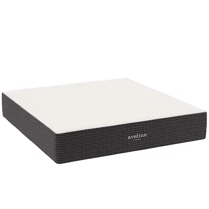 Front. Modway - Aveline 14" Memory Foam King Mattress by Modway - White.