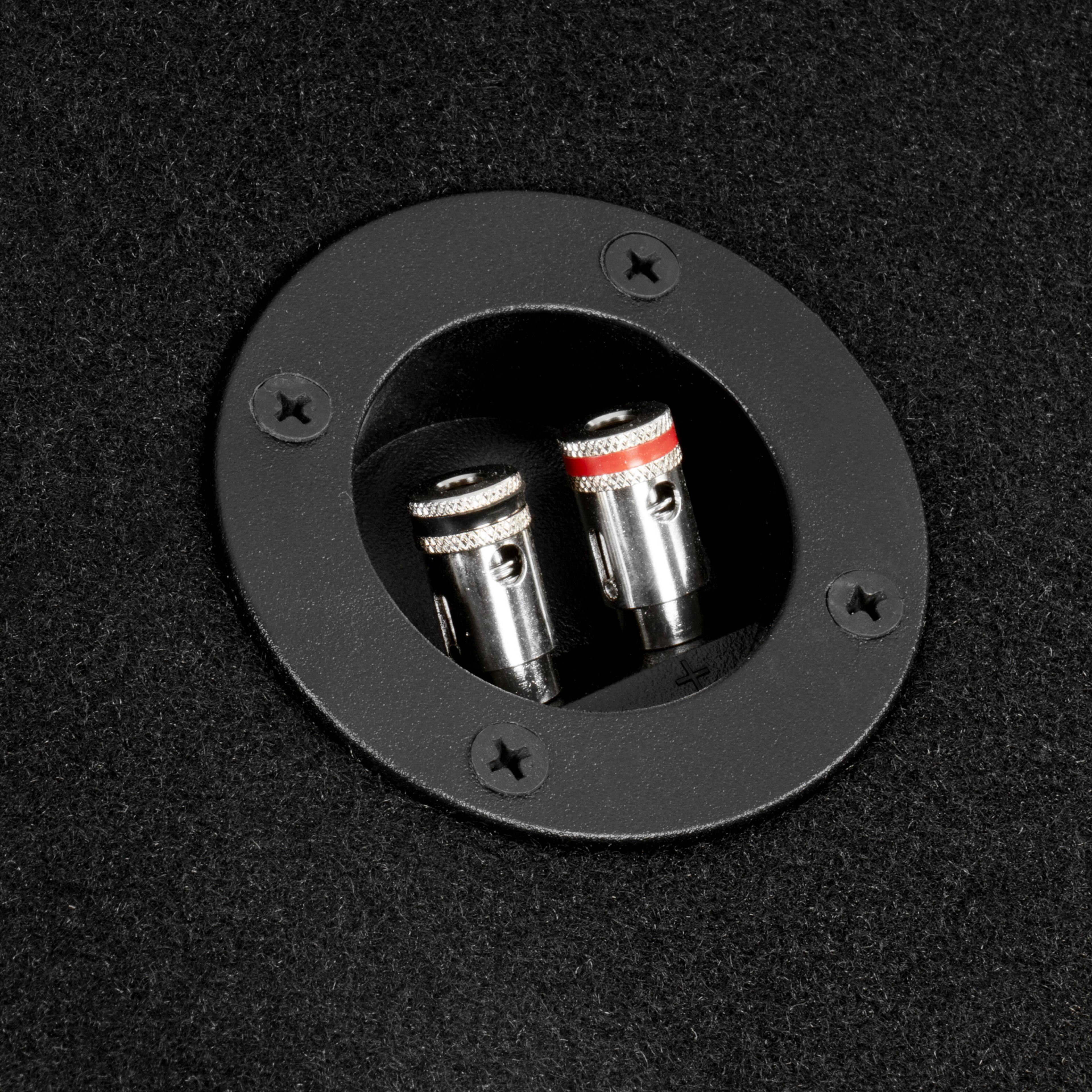 Alt View 4. NVX - NE101P Single 10" Slot Ported 3/4" MDF Subwoofer Enclosure.