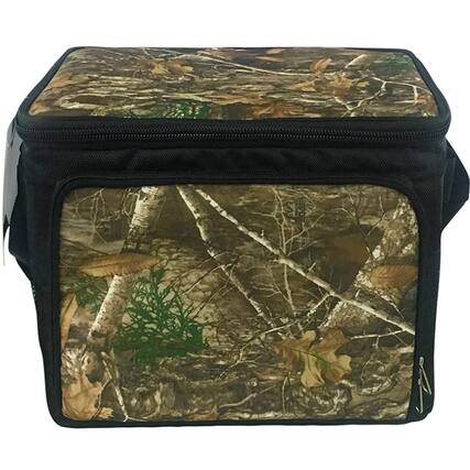 Front. Brentwood - Brentwood Kool Zone 24 Can Insulated Cooer Bag with Hard Liner in Realtree Edge Camo - Realtree Edge Camo.
