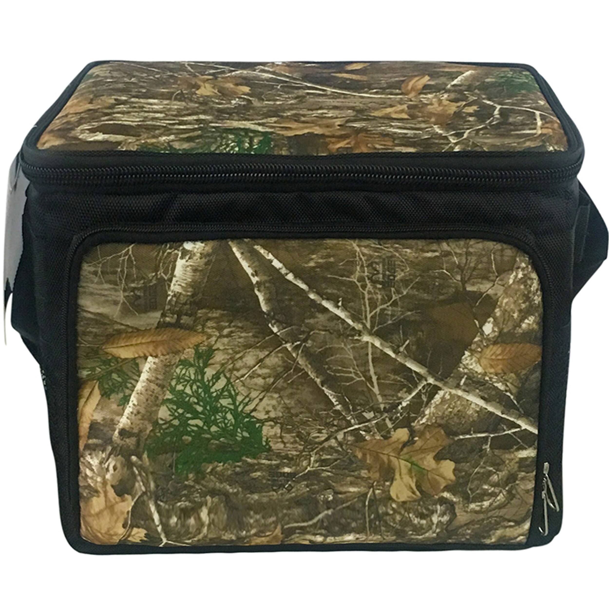 Front. Brentwood - Brentwood Kool Zone 24 Can Insulated Cooer Bag with Hard Liner in Realtree Edge Camo - Realtree Edge Camo.