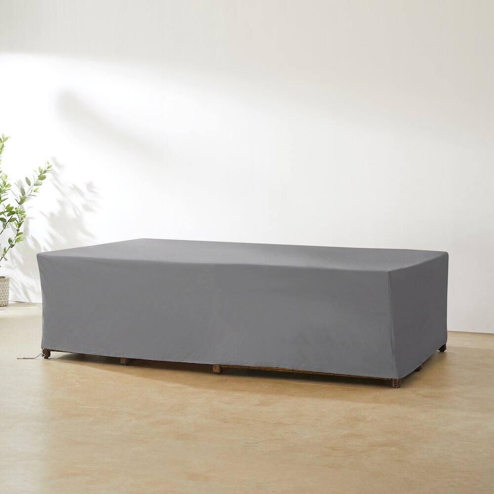Alt View 5. Crosley Furniture - Outdoor Furniture Cover For Patio Set - Gray.