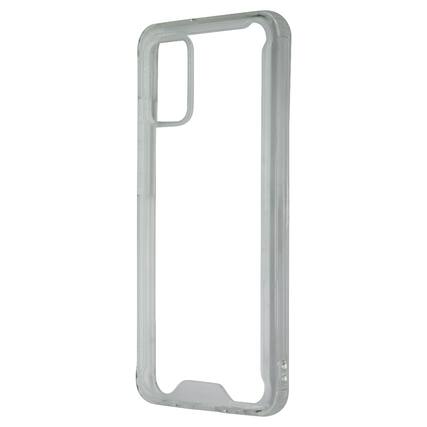 Front. Mybat - MyBat Sturdy Gummy Series Case for Samsung Galaxy A02s - Transparent Clear - Clear.