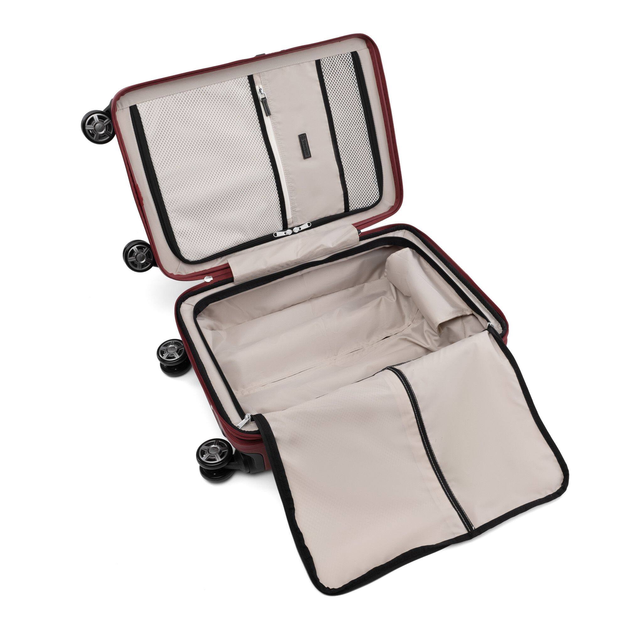Alt View 1. Travelpro - Travelpro Platinum Elite Hardside Expandable 21" Carry On Spinner Luggage - Daring Red.