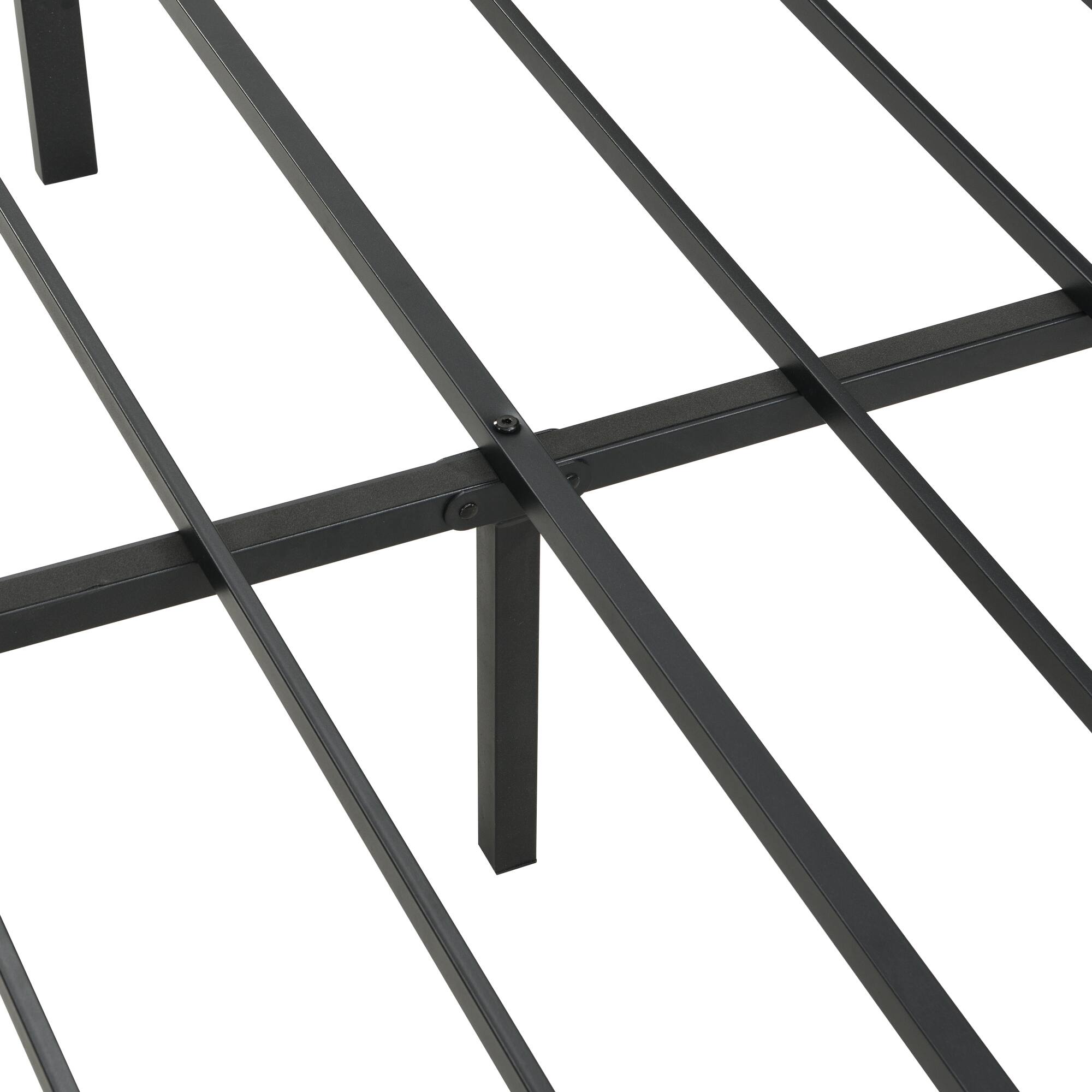 Alt View 9. GOODSILO - Modern Upholstered Full Bed Frame with LED Lighting, Storage Drawers, USB Charging Station, and Sturdy Metal Structure - Brown+Gray.