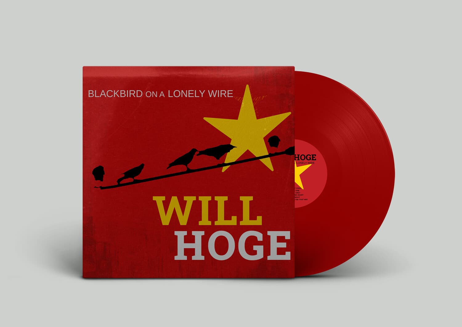 Will Hoge - Blackbird on a Lonely Wire - Maroon - VINYL LP