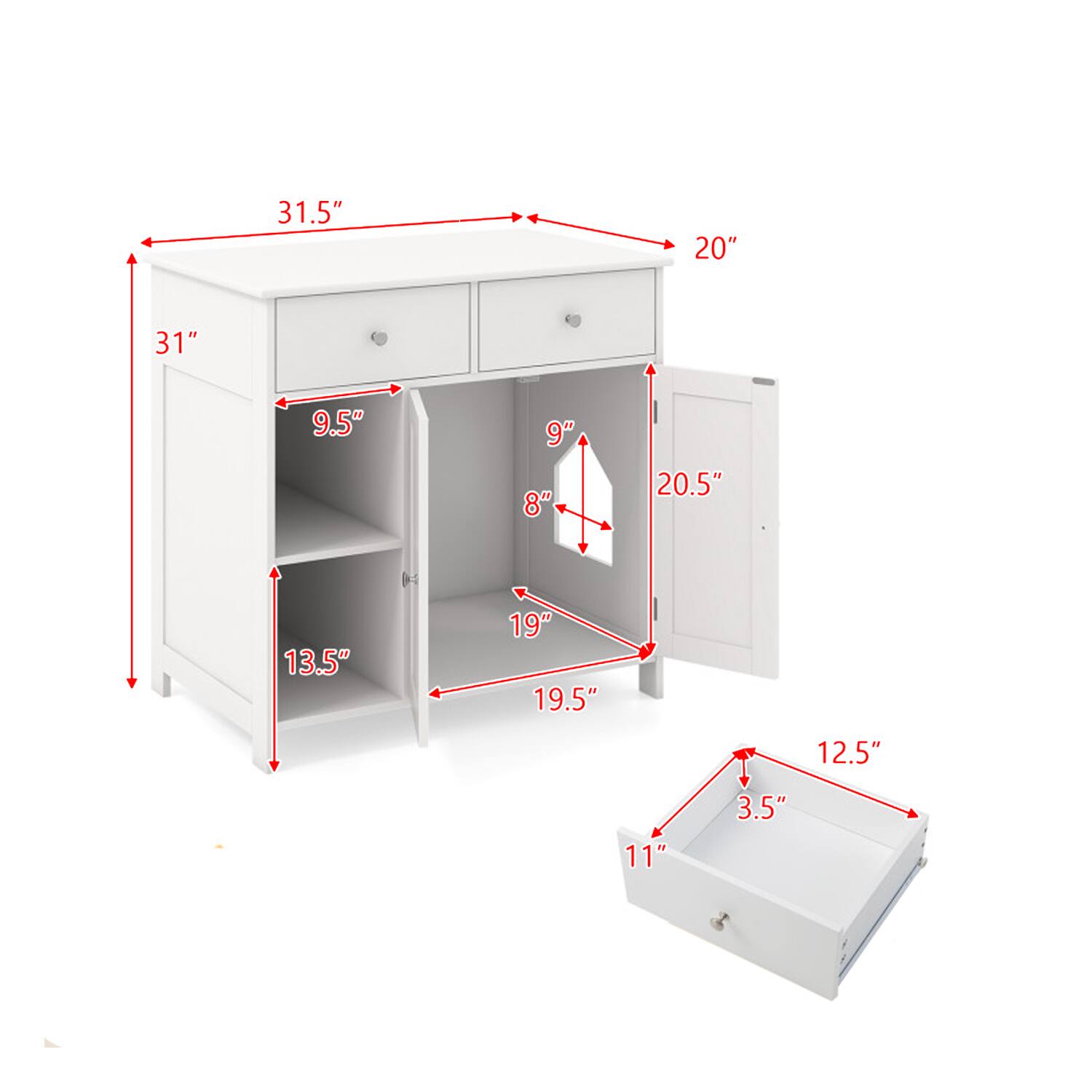 31.5" 20" 31" 9.5" 9" 8" 20.5" 13.5" 19" 19.5" 11" 12.5" 3.5"