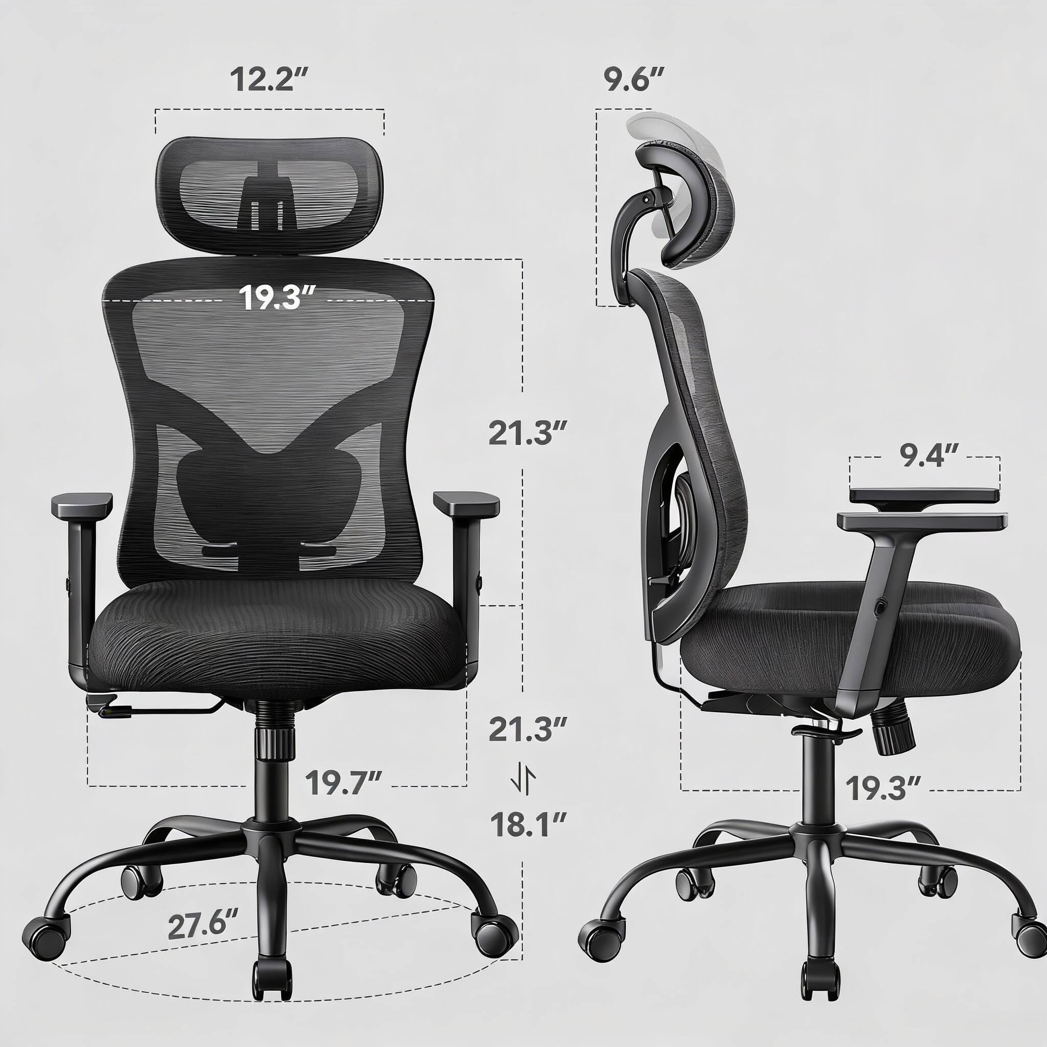 12.2" 9.6" 19.3" 21.3" 9.4" 19.7" 21.3" 18.1" 19.3" 27.6"