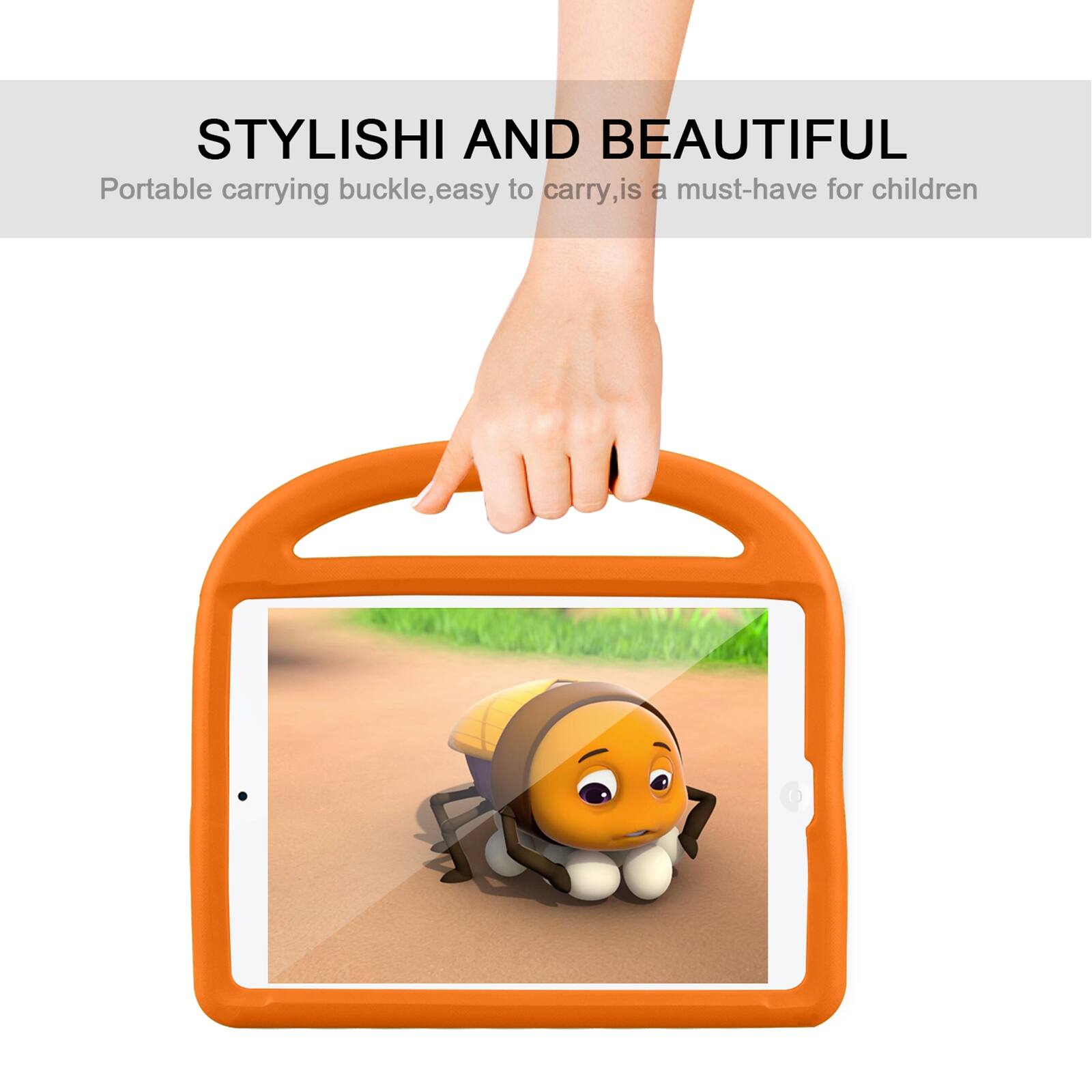 STYLISH AND BEAUTIFUL  
Portable carrying buckle, easy to carry, is a must-have for children