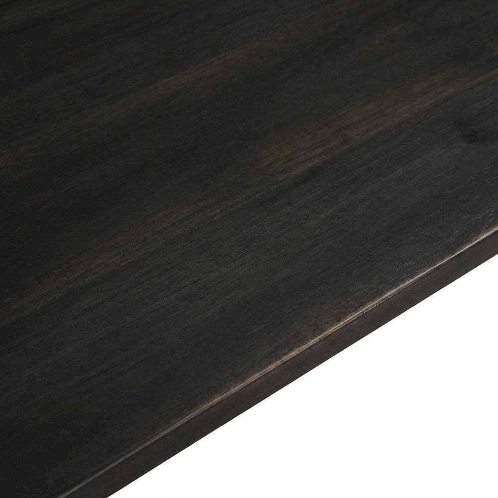 Alt View 2. FurniFact - Charcoal Flip Top Coffee Table with Rubber Wood and MDF Finish - Charcoal.