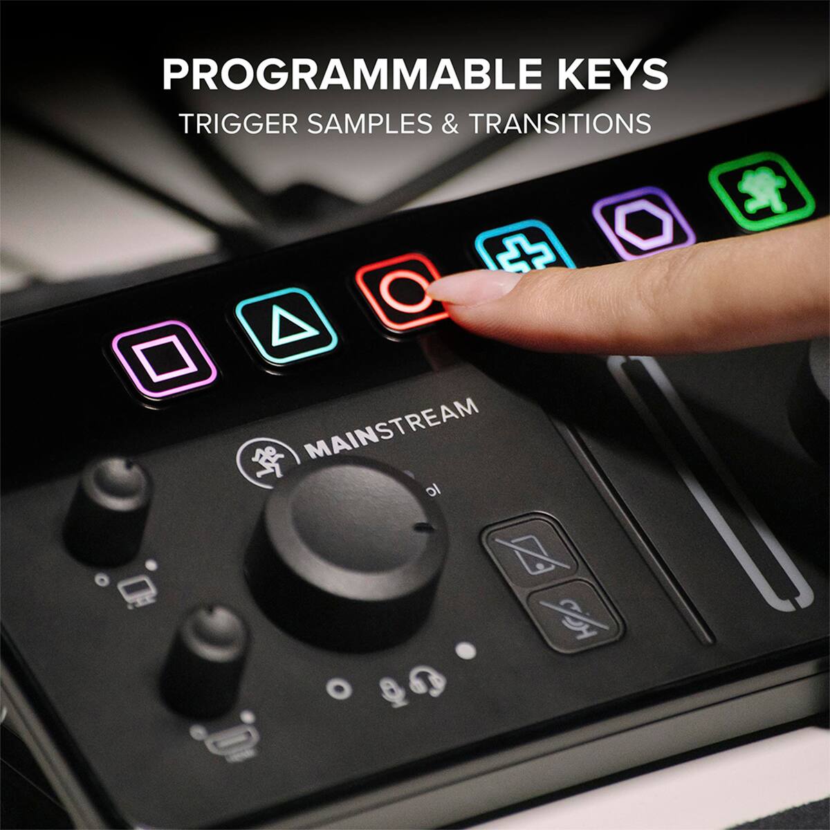 PROGRAMMABLE KEYS  
TRIGGER SAMPLES & TRANSITIONS