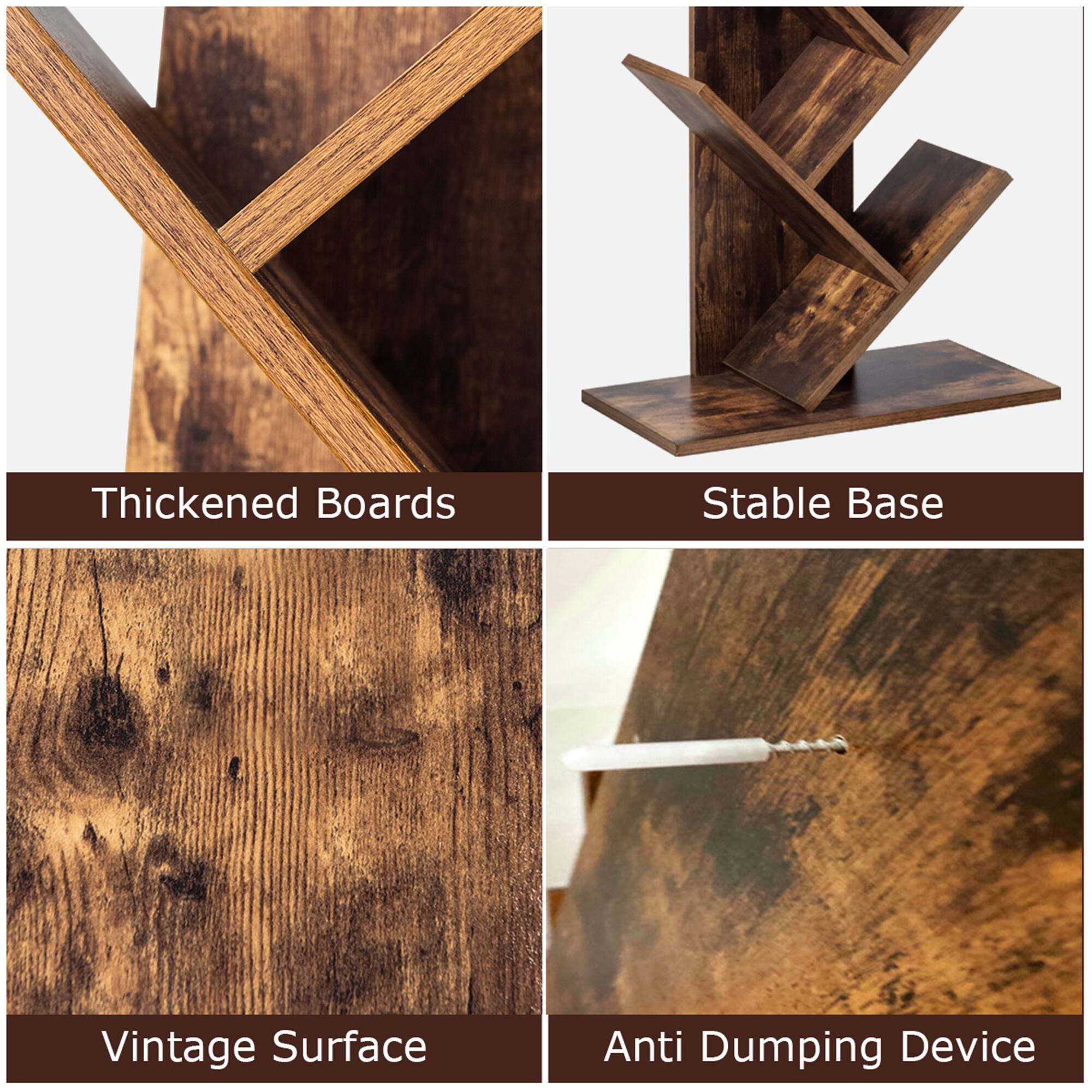 Thickened Boards, Stable Base, Vintage Surface, Anti Dumping Device