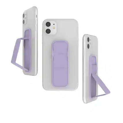 Front. CLCKR - Clckr Stand & Grip Phone Grip | Color: Purple - Purple.